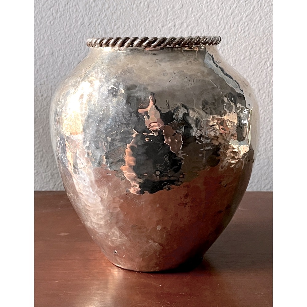 🌟Emilia Castillo *SIGNED* Sterling Silver Vase / Utensil Holder Dining Piece🌟